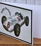 C4151    Old Racing Car Birthday Card - Image 3