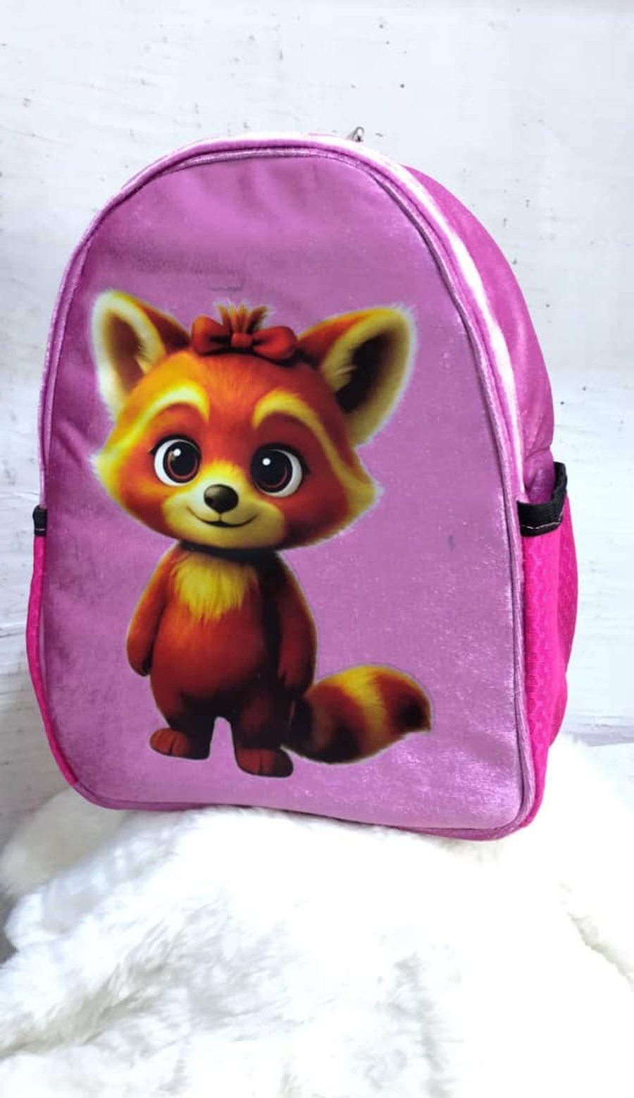 Tina Suede Kids Backpack – Soft, Playful & Stylish