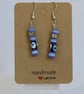 Blue Evil Eye Drop Earrings. - Image 2