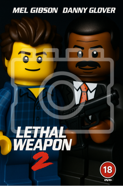 LETHAL WEAPON 2 - LEGO-Inspired A4 Movie Poster Print - Ready to Frame