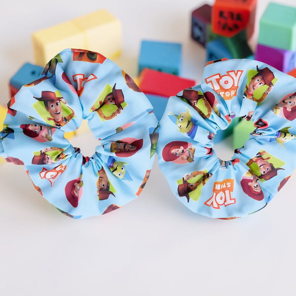 Toys Hair Scrunchies Pack 2 Blue Green
