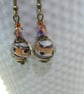 Artisan lampwork glass bead earrings - Image 4