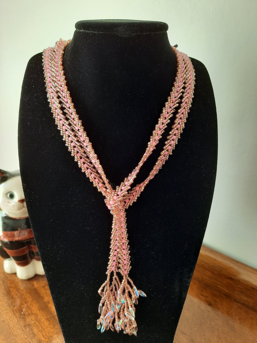 Pink Petal St Petersburg Lariat