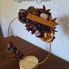 "Warm Star" Natural Autumn-Winter Table Decor & Centerpiece (20cm)