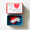 Valentine's day card-Matchbox Valentine's Day card-Love gift for him or her