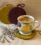 Cups, mugs crocheted coasters, gift, table wear - Image 4