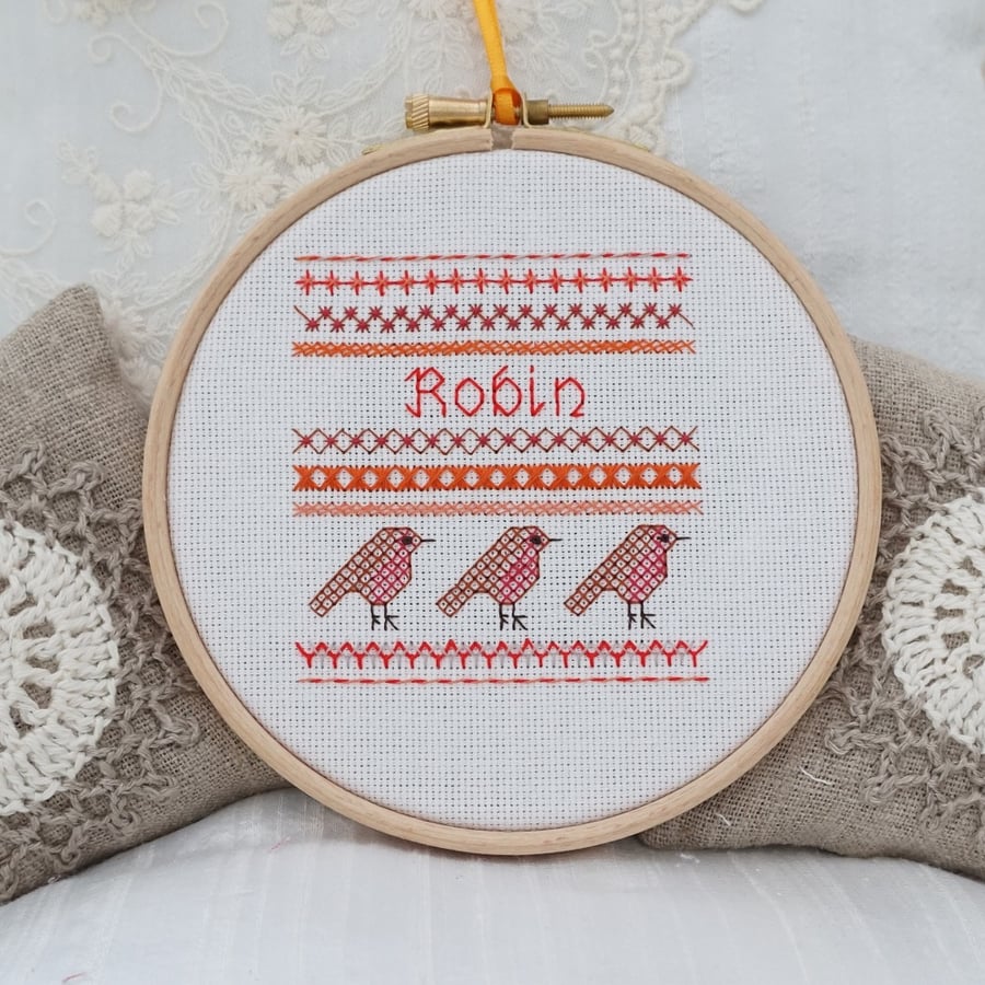 Robin Embroidery Hoop 
