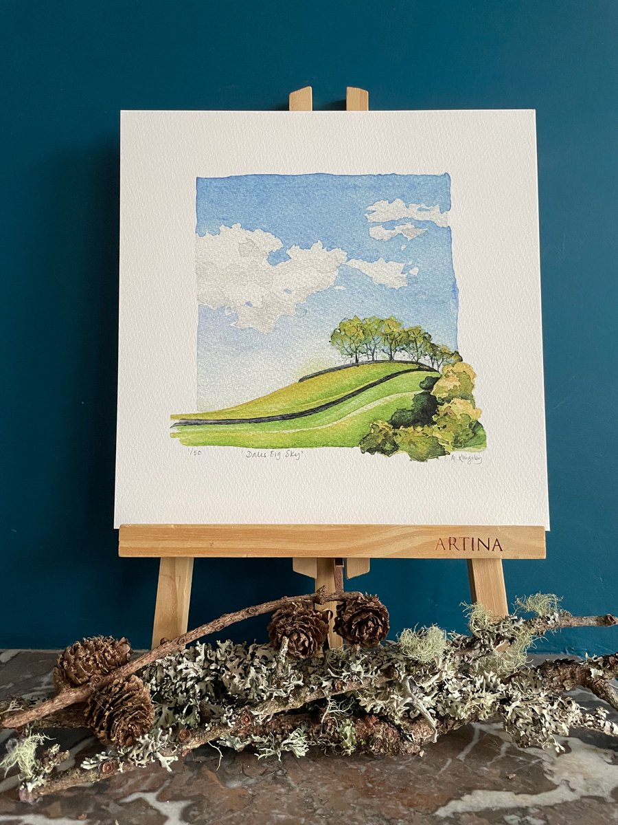 'Dales Big Sky' limited edition giclée print