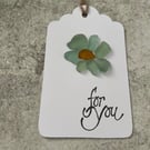 Sea Glass Gift Tags for Gifts, Sea Glass Flowers, Gift Wrap