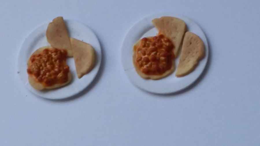 1.12th plates of Baked  Beans on Toast