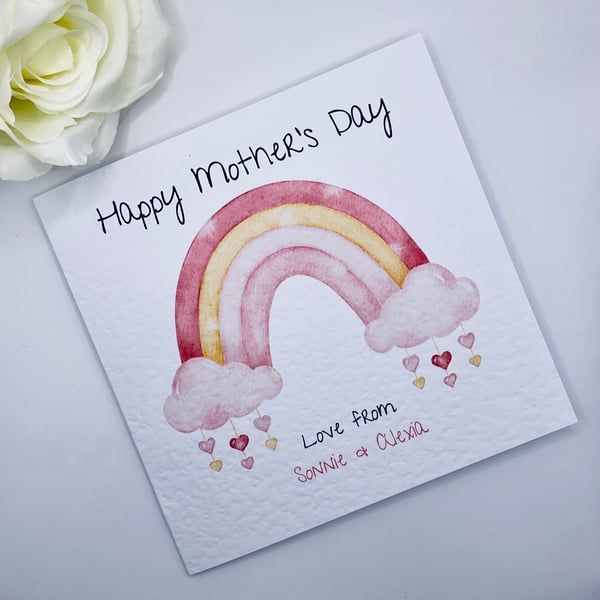 Personalised Mothers Day Card