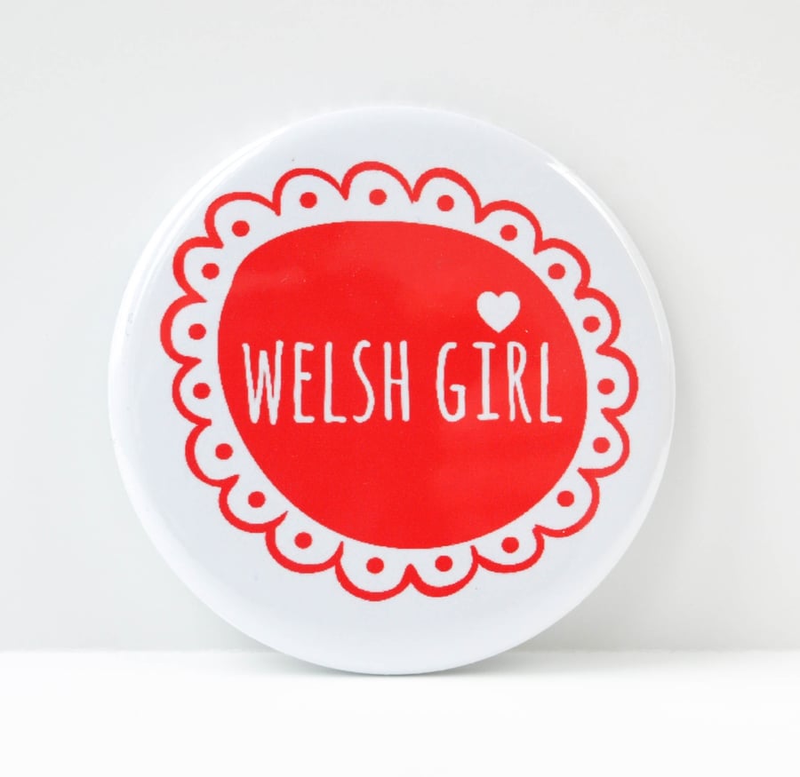 Welsh Girl Mirror