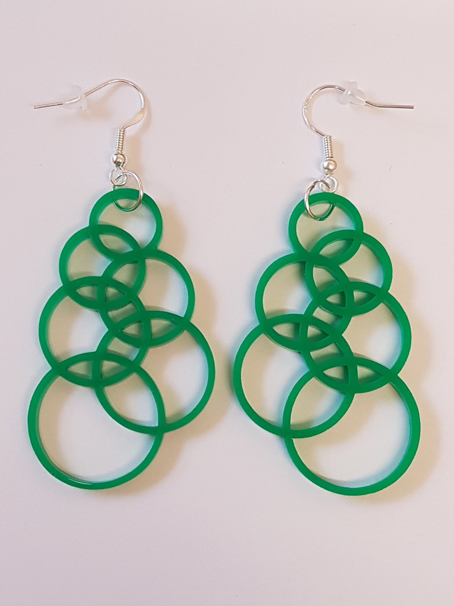 I'm forever blowing bubbles earrings - Acrylic