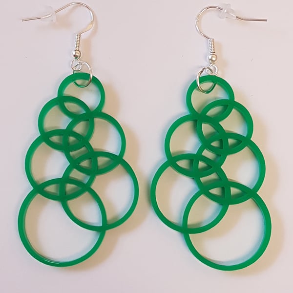 I'm forever blowing bubbles earrings - Acrylic