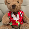 Christmas Penguin Teddy Waistcoat 