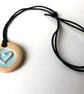 Baby Blue  Ceramic Necklace Light - Image 4