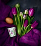 Snake’s Head Fritillary Egg Cup - Hand Painted - Image 4