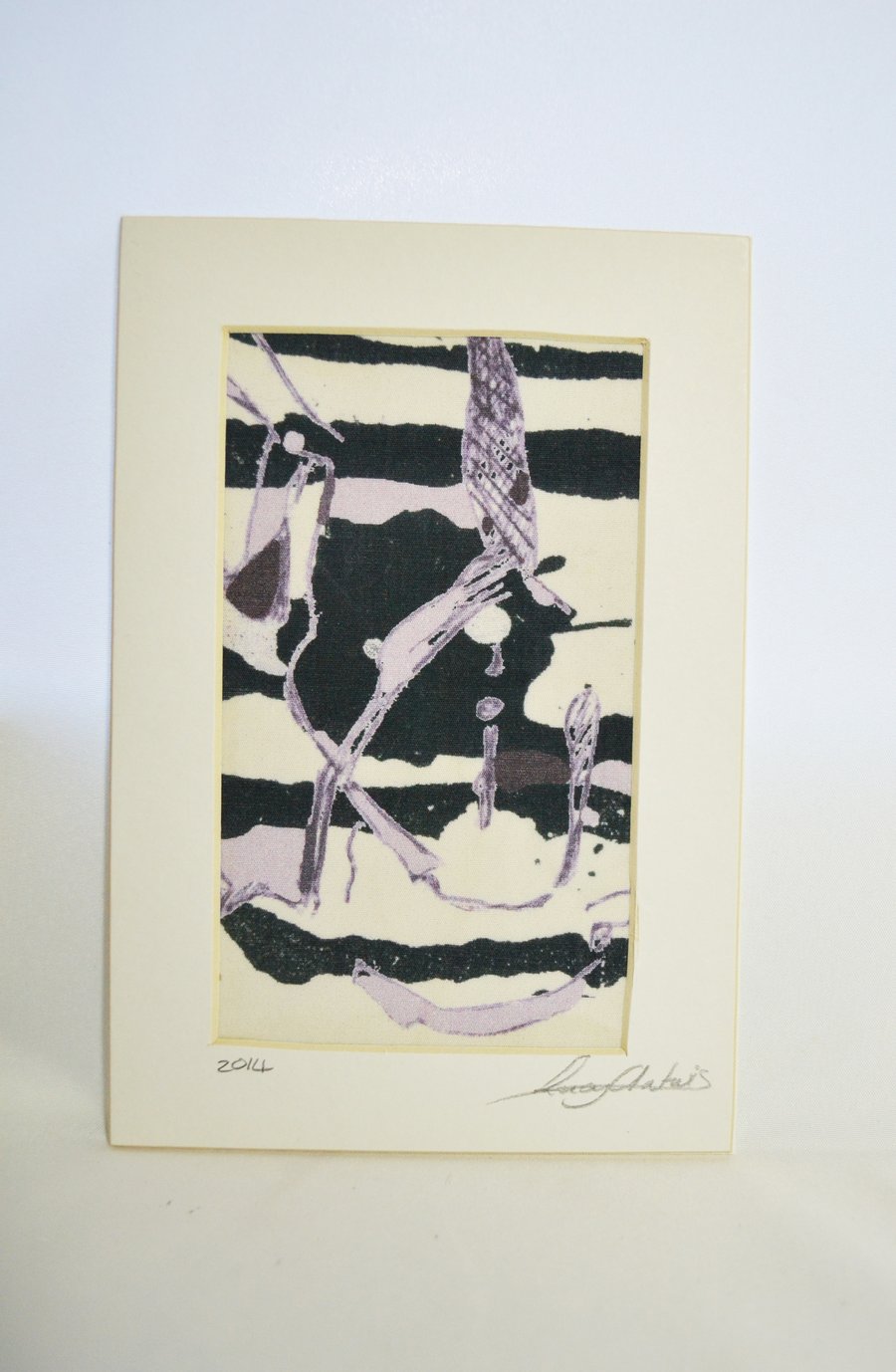 abstract screen print