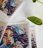 Woman Art Sticker - Original Art - Laptop and Planner Decor - Image 4