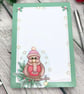 Notepad - A6 Recycled Paper Notepad - Christmas Robin - Image 2