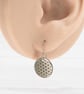Sacred Geometry dangle earrings - Hypoallergenic titanium ear wires  - Image 2