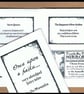 Once Upon a Haiku - fairytale poetry mini-zine, very abridged fairy tales!