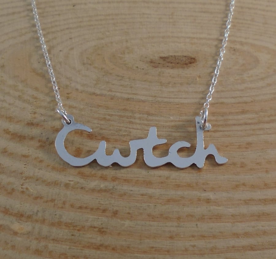 Sterling Silver Cwtch Necklace
