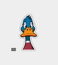 Funny Novelty Vinyl Sticker - Grumpy Duck