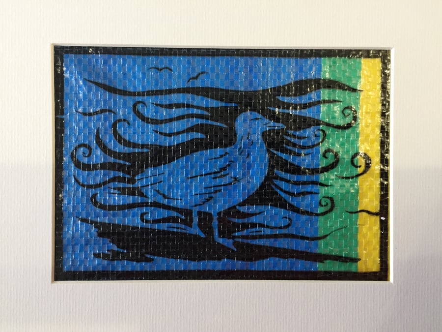 Sea Gull on wind brake, mounted