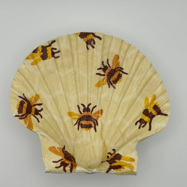 Shell Trinket Dish - Bee