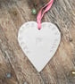 Loveheart hanger, ceramic lovehearts, gift idea, home decor, pottery - Image 9