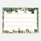 2026 Houseplant Wall Calendar – Botanical Year-at-a-Glance Planner