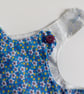 Dress, Age 3 years, A line dress, floral print needlecord, pinafore, flowers - Image 3