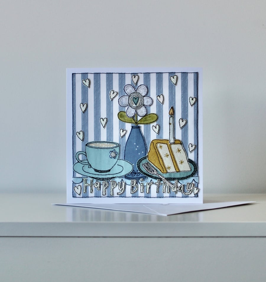 Handmade Blank Birthday Card