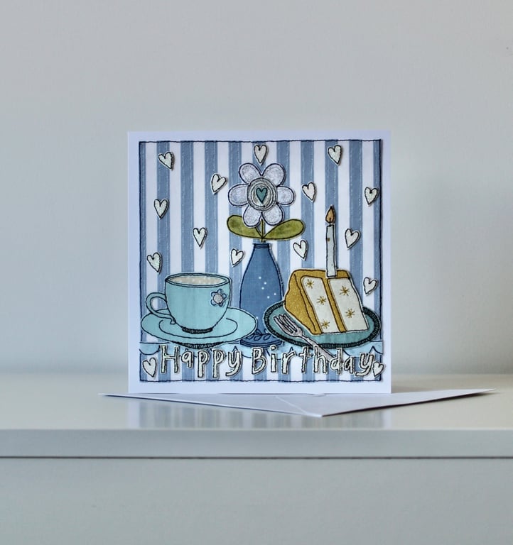 Handmade Blank Birthday Card