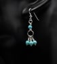 Turquoise Howlite and silver handmade link necklace. - Image 10