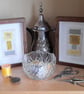 Colourful Combinations Grey Yellow Handstitched Geometric Art Pictures - Image 4