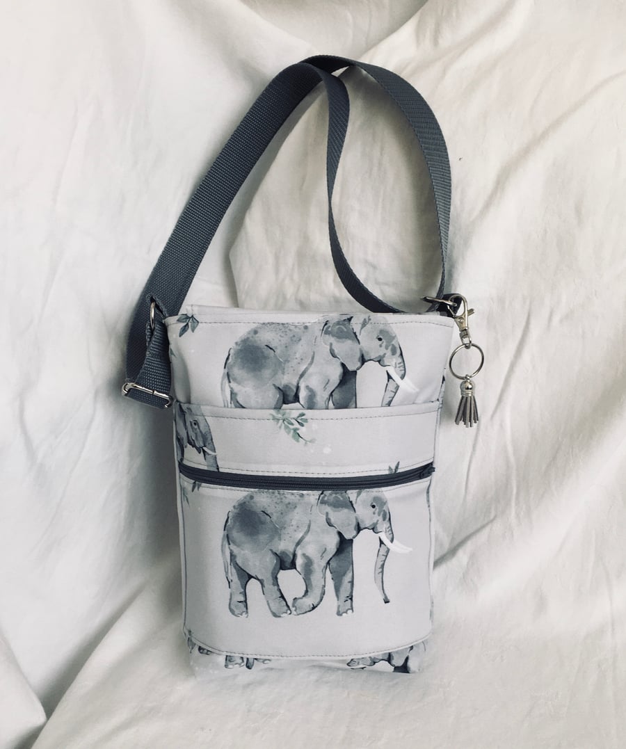 Stunning Water Resistant Crossbody Bag, Small Shoulder Bag, Cross body Bag.