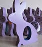 Easter Bunny Chocolate Egg Holder Wooden Hand Painted  - Image 4