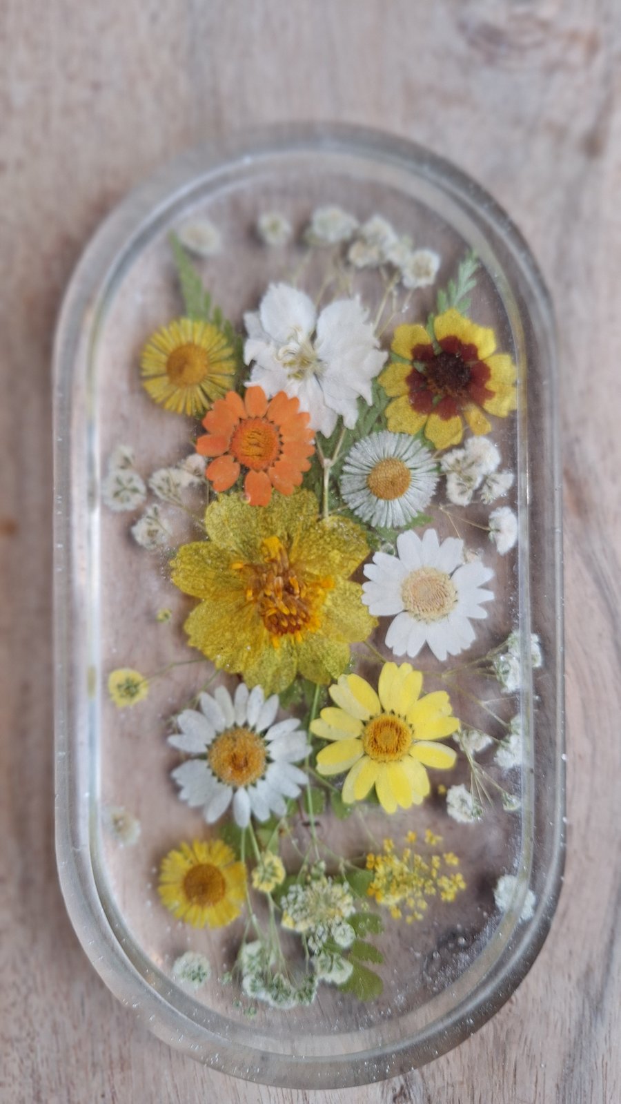 Floral oval Bits n Bobs tray