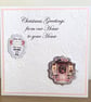 From our House to your House Embossed Christmas Card - Image 3