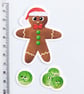 Christmas Food Sticker Set Xmas Sticker Set - Image 5