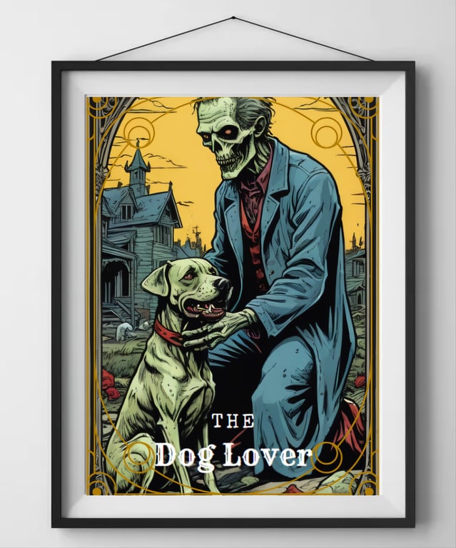 The Dog Lover Tarot Style Wall Art