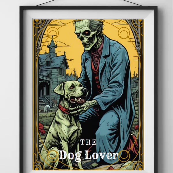 The Dog Lover Tarot Style Wall Art