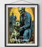 The Dog Lover Tarot Style Wall Art