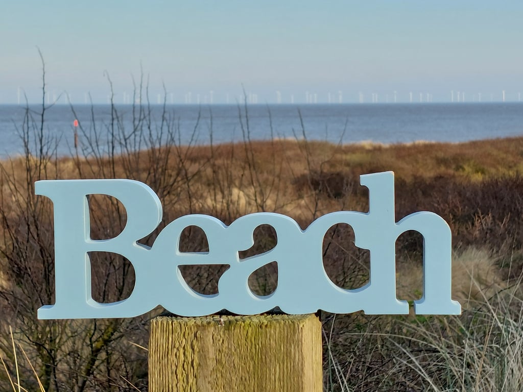 Beach Greeting Card A5