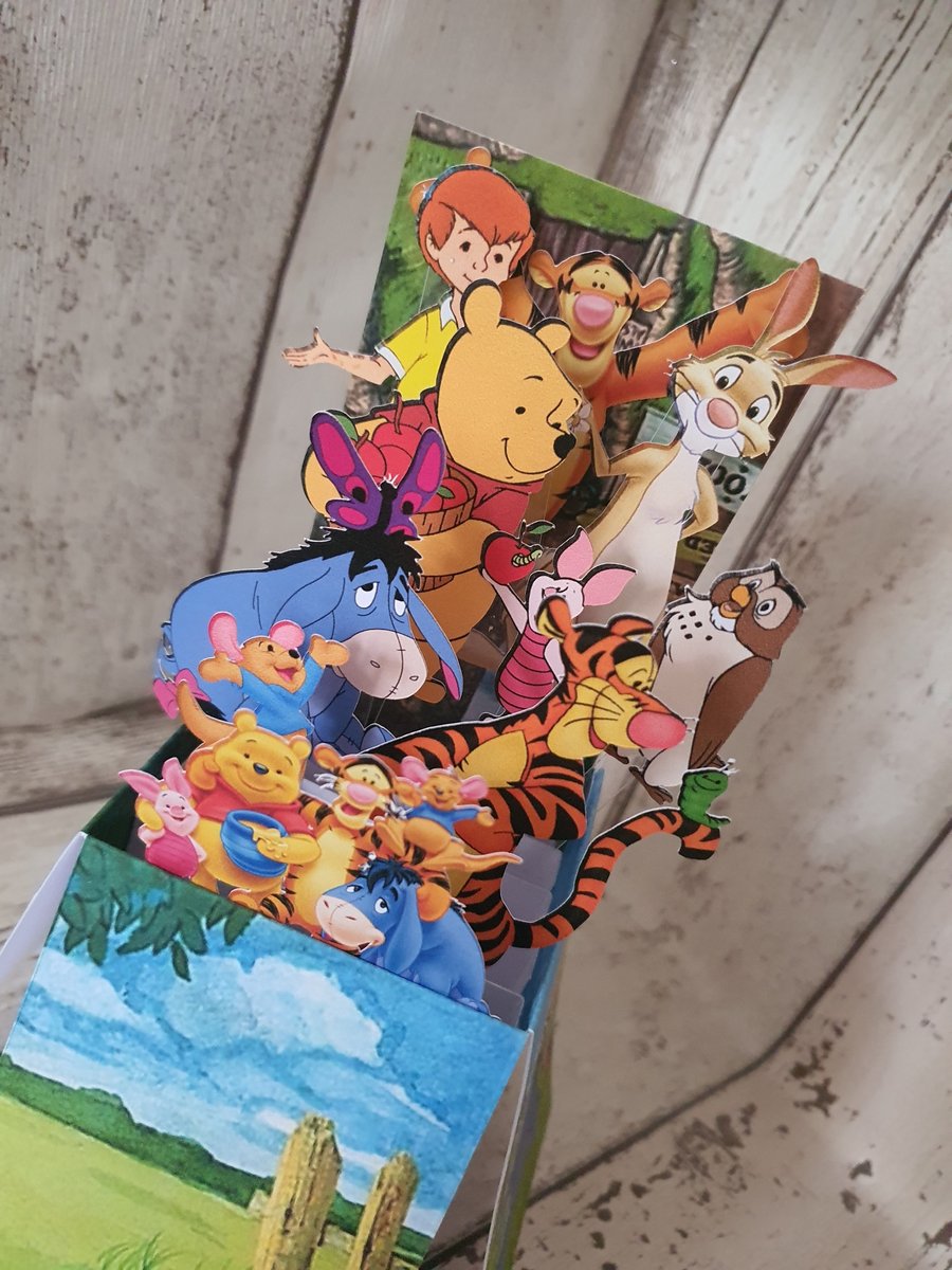 Winnie The Pooh pop-up Birthday Card