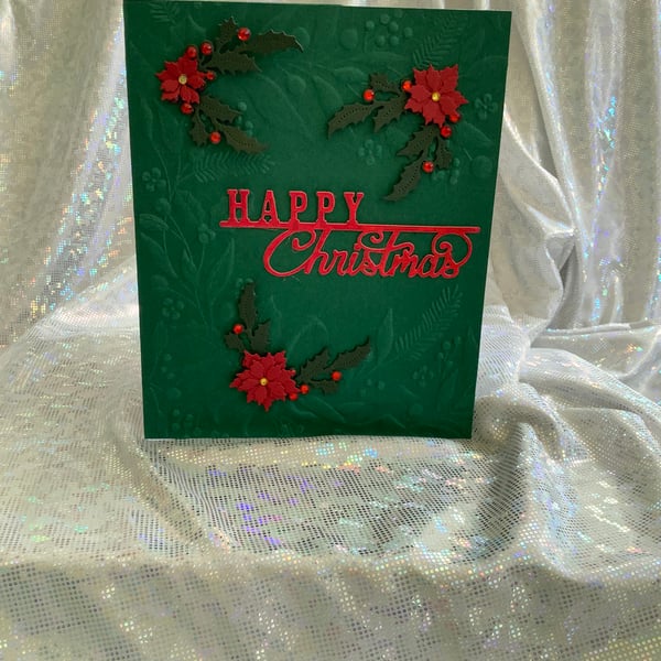Embossed in Green and Red