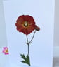 Handmade Real Pressed Flower Greeting Card - Image 2