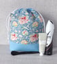 Project bag, drawstring bag, floral - Image 6